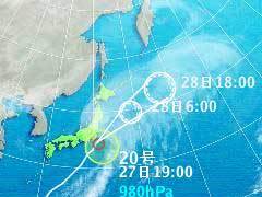 台風天気図