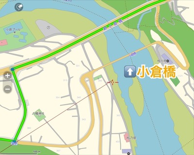 小倉橋地図